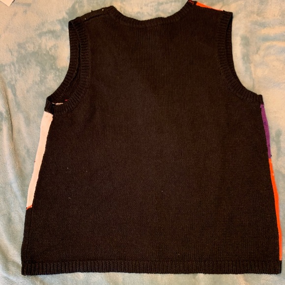 SOLD M details vintage halloween knitted vest - Picture 14 of 14